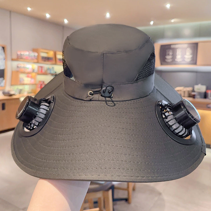 Solar Fan Safari Hat