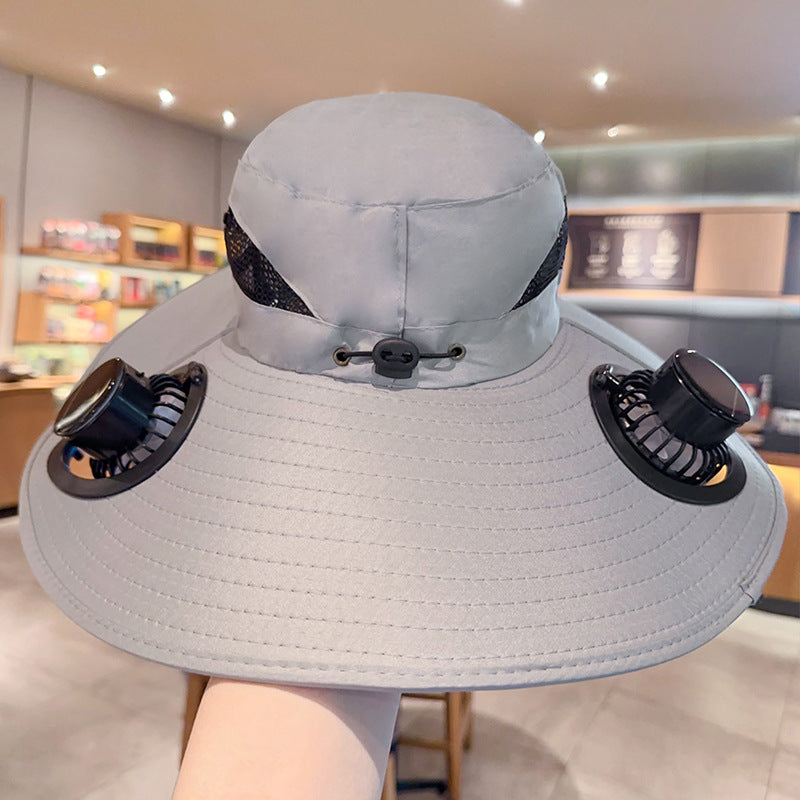 Solar Fan Safari Hat