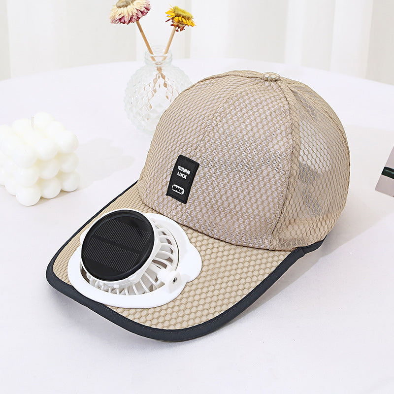 Solar Fan Mesh Trucker Hat