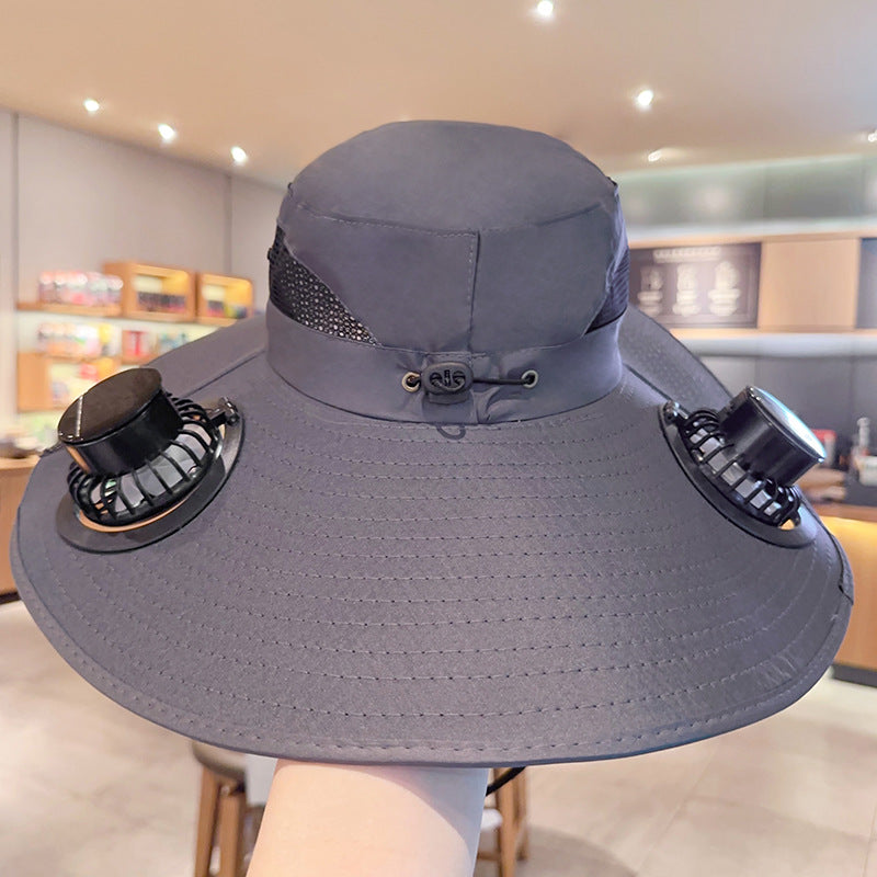 Solar Fan Safari Hat