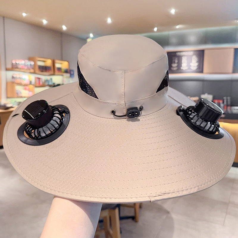 Solar Fan Safari Hat